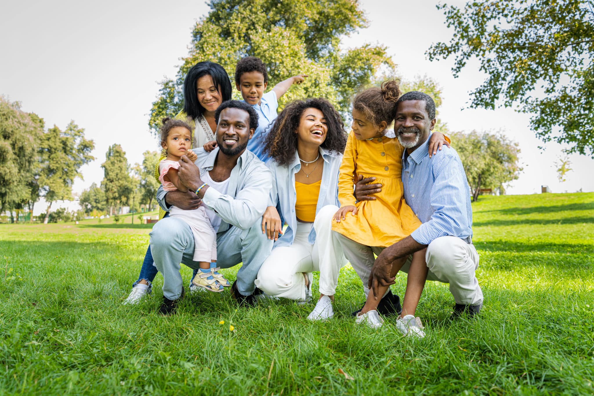 Family enjoying time together