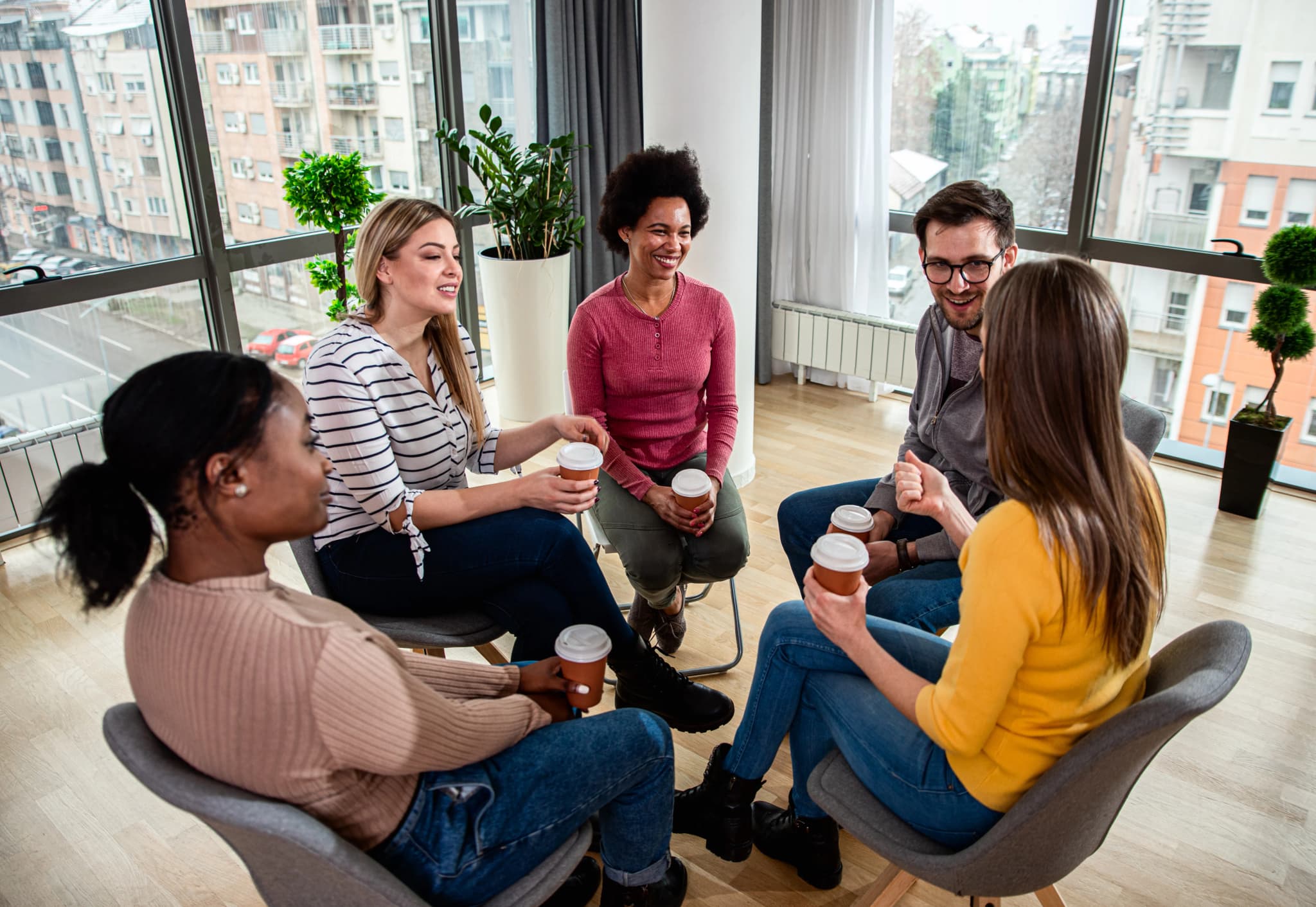 Group therapy session